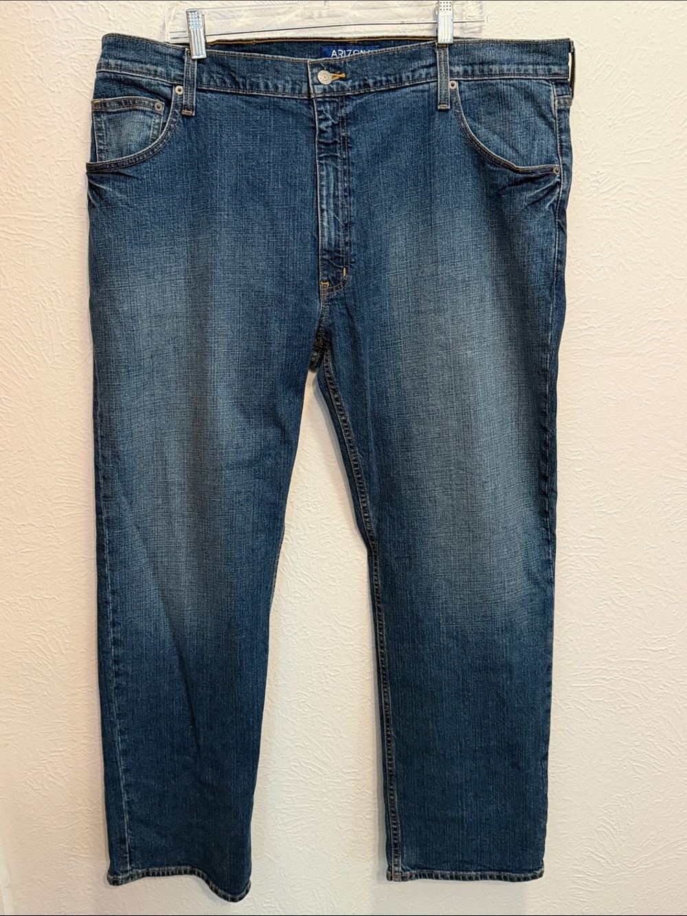 ♈️♈️♈️BOGOHO♈️♈️♈️Arizona Jean Company Men’s Relaxed Fit Blue Denim Jeans-42